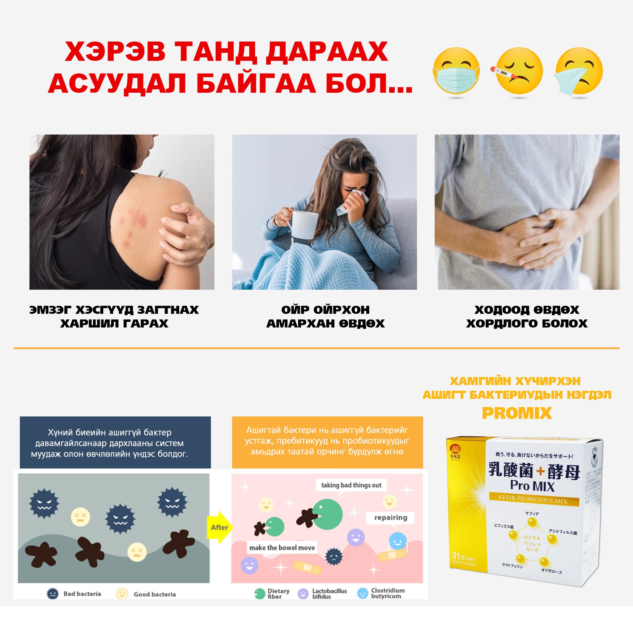 Японы №1 борлуулалттай 12 тэрбум ашигт бактери PROMIX – ТАС.МН